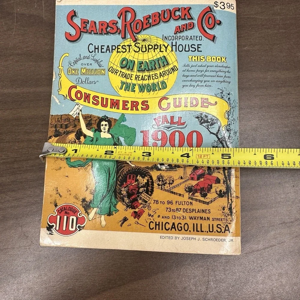 Vintage 1970 Sears Roebuck And Co Consumers Guide‎ Fall 1900 Supply House Book
